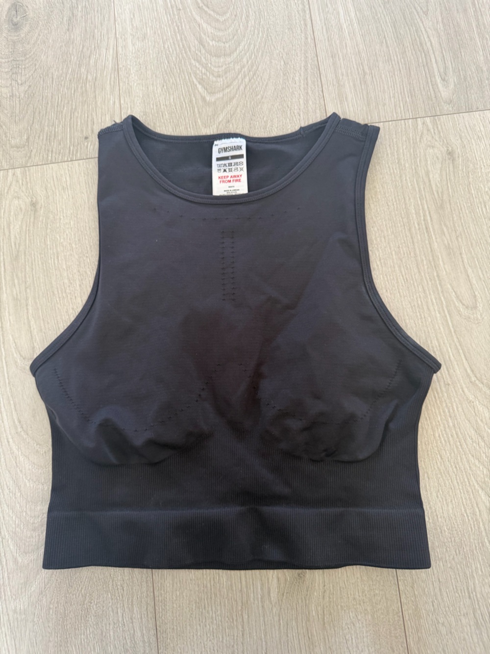 Gymshark Black Seamless Workout Tank